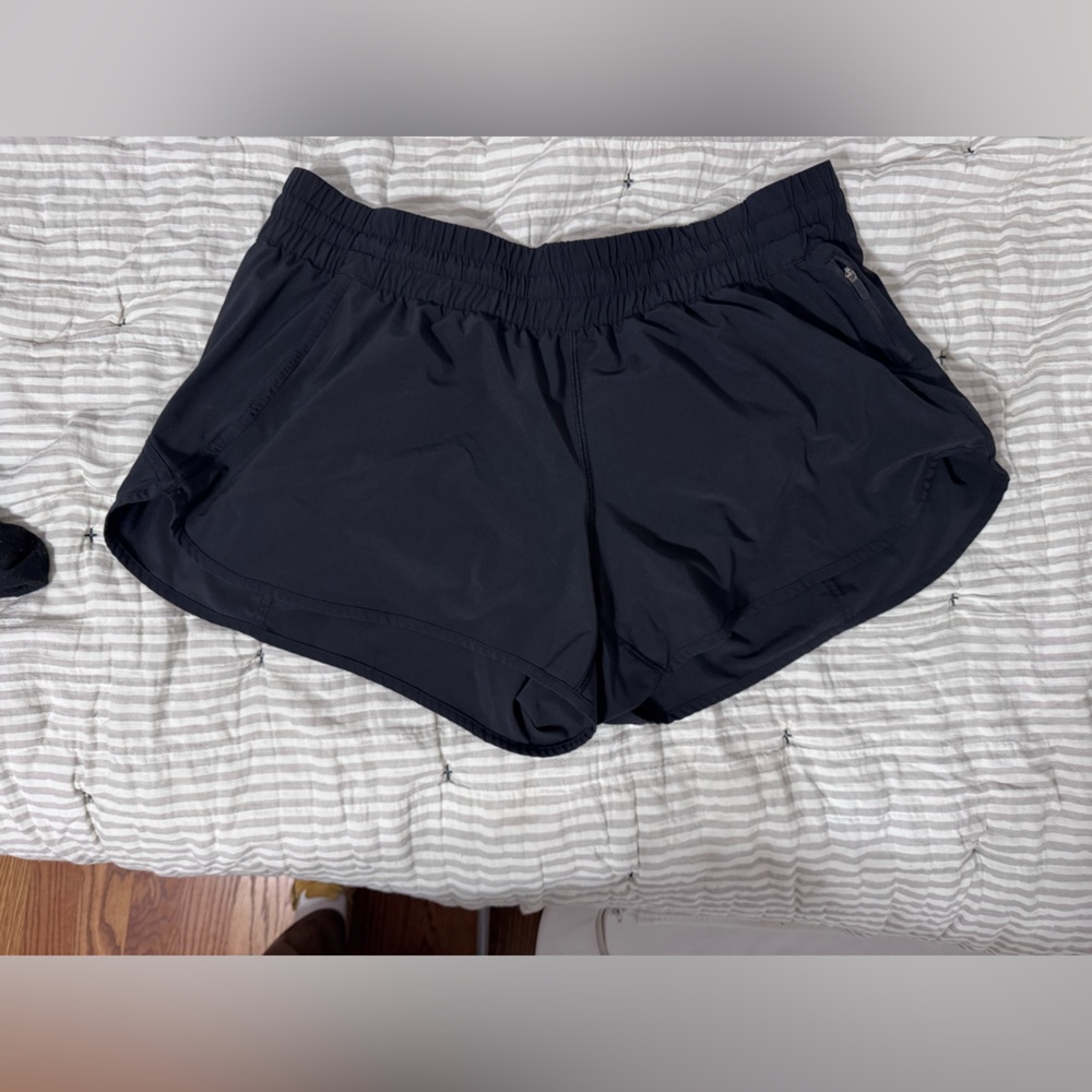 lululemon athletica Midnight Black Athletic Shorts